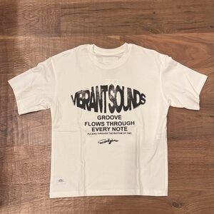 Zara White Graphic Tee - Vibrant Sounds